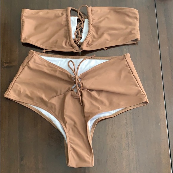 SHEIN Other - SHEIN ☀️ Neutral High Waist Bikini